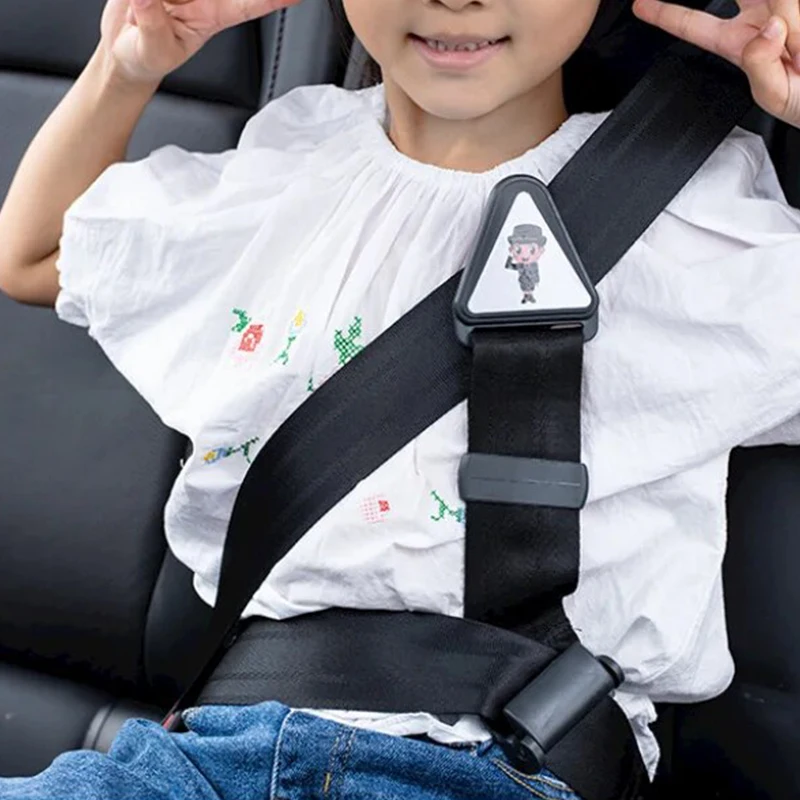 Регулиране на заключващия механизъм на Детския Колан на Автомобила за Сигурност, устойчив на удари Рамо, Детска Плечевая Защита, Обтегач, Регулатор на предпазен Колан за Деца