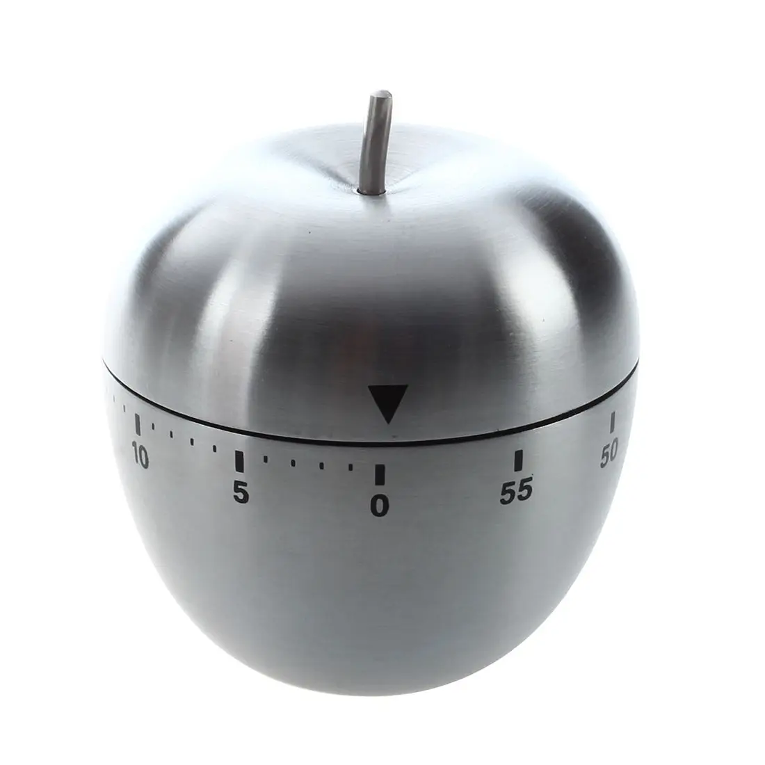 Кухненски механичен будилник в форма на ябълка с 60-минутен обратното броене на времето за готвене от неръждаема стомана