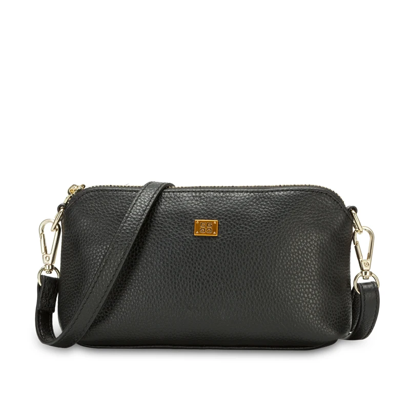 Малка чанта Hxl, женствена чанта от естествена кожа, модерна чанта през рамо, модерен мини-универсална чанта за телефона на едно рамо
