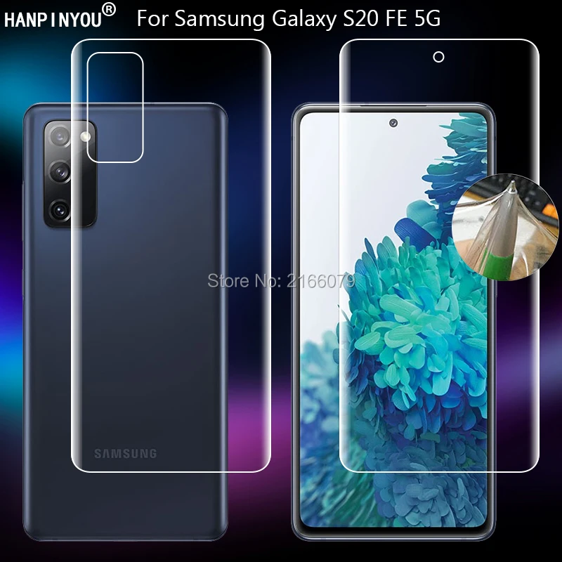 За Samsung Galaxy S20 FE 5G Lite Фен Edition Прозрачна TPU/Matte Гидрогелевая филм със Защита От Пръстови Отпечатъци, Пълно Покритие, Мека Защитно Фолио За Екрана