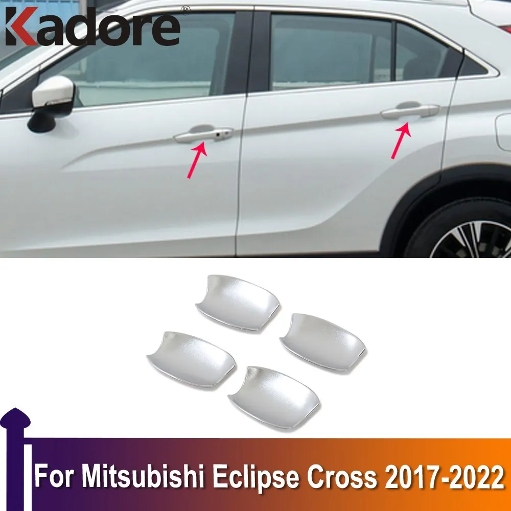 Хромово покритие на капака на купата дръжки на страничните врати за Mitsubishi Eclipse Cross 2017-2019 2020 2021 2022 Декоративни аксесоари за автомобили