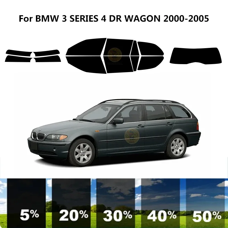 Предварително Обработена нанокерамика car UV Window Tint Kit Автомобили Прозорец Филм За BMW СЕРИЯ 3 E46 4 DR ВАГОН 2000-2005
