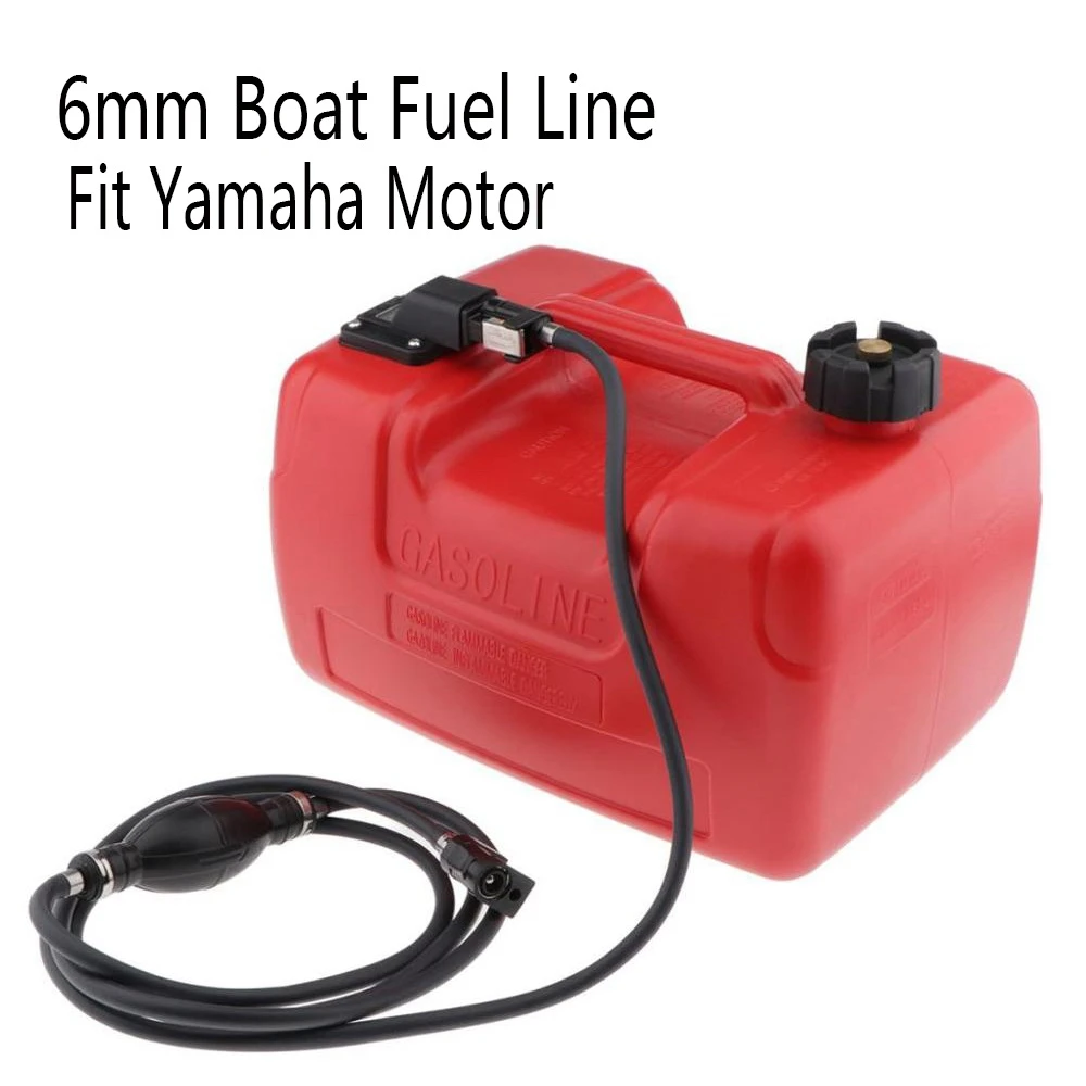 300 см Маркуч топливопровода за лодки, 6 мм жак за газов маркуч, комплект конектори за газова бутилка подвесного лодка на двигателя Yamaha Motor