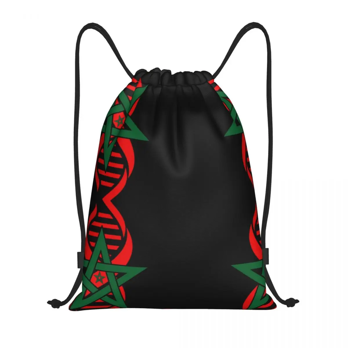 Моята ДНК Марокански корени Чанта от съвсем малък Дамски Мъжки Сгъваема Спортна чанта за фитнес Гордост Мароко Раници за съхранение пазаруване