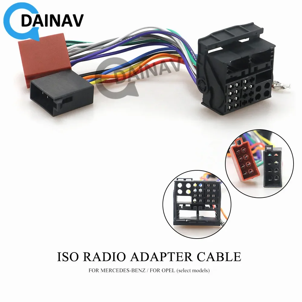 12-125 ISO радиоадаптер за VOLKSWAGEN, AUDI, SKODA (отделни модели) Конектор кабели кабели, кабел с щепсел за издигат