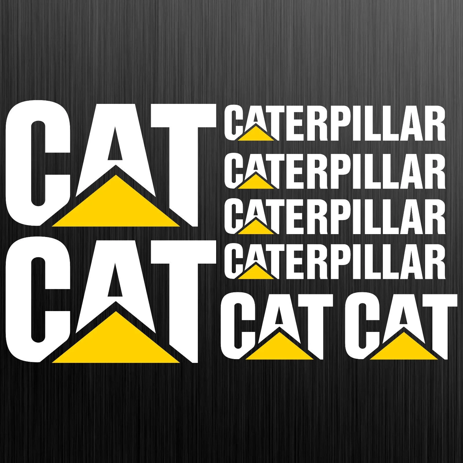 За багер caterpillar CAT aufkleber, 8 стикери за стайлинг на автомобили