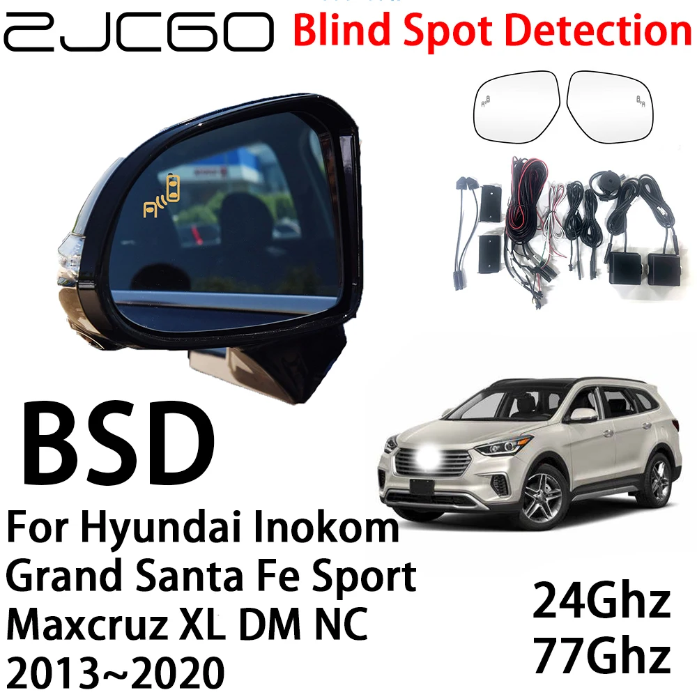 ZJCGO Автомобили BSD Радарът на Системата за Предупреждение За Откриване на Слепи Зони за Hyundai Inokom Grand Santa Fe Sport Maxcruz XL DM NC 2013 ~ 2020