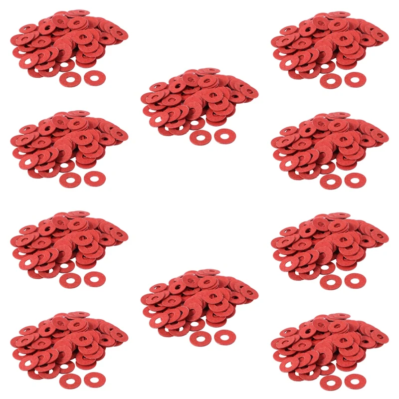 1000ШТ червени шайби от изолационни влакна с винтове за дънната платка