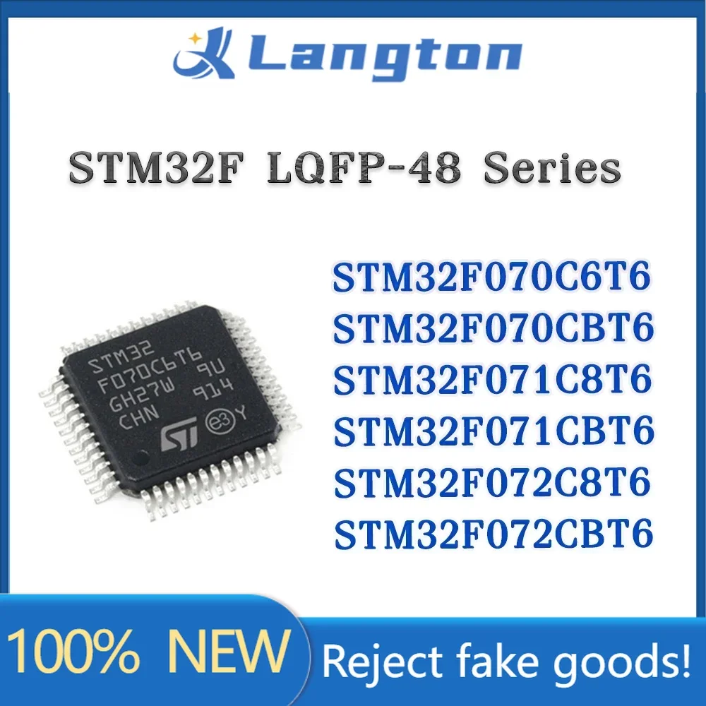 STM32F070C6T6 STM32F070CBT6 STM32F071C8T6 STM32F071CBT6 STM32F072C8T6 STM32F072CBT6 STM32F070 STM32F071 STM32F072 на чип за IC MCU