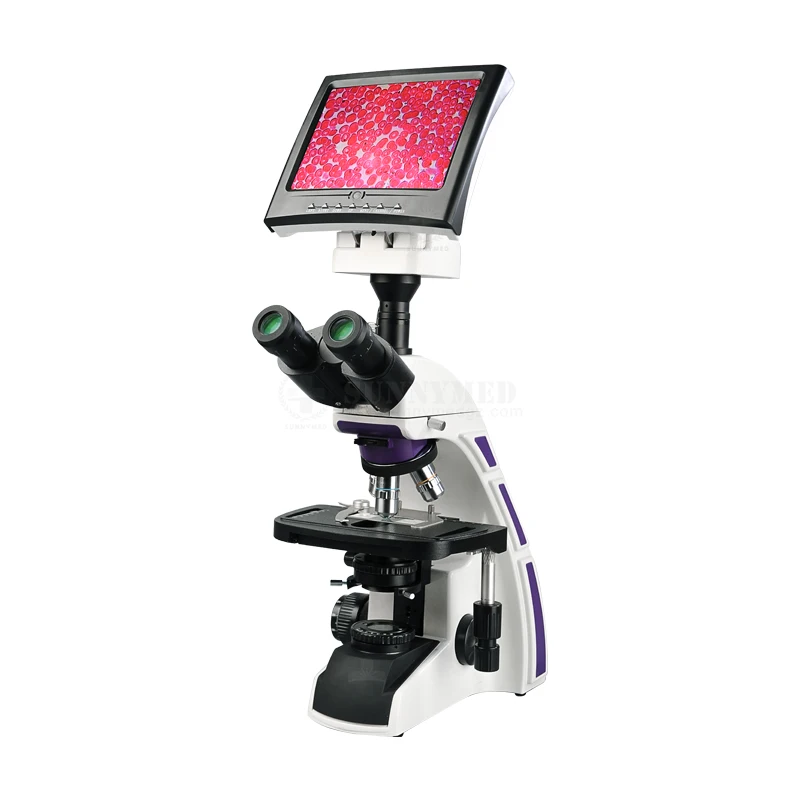 САЙ-B129T Цифров биологичен Бинокъла Микроскоп Микроскоп с LCD дисплей лаборатория