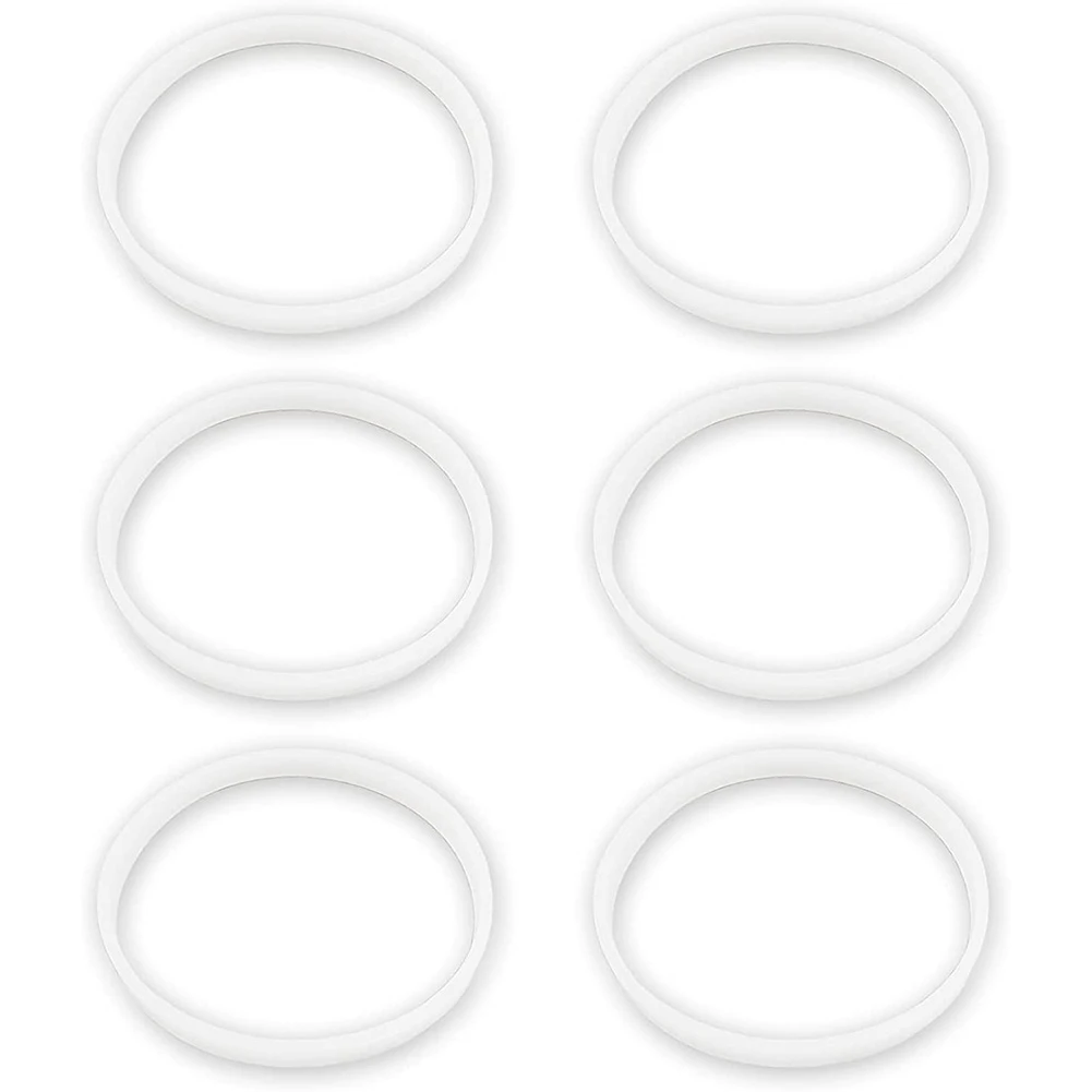 Сменное уплътнение от 6 опаковки гумени тампони, Бяла о-пръстен за чаши на миксера Ninja Сокоизстисквачка, Резервни части, уплътнения на BL770 Small