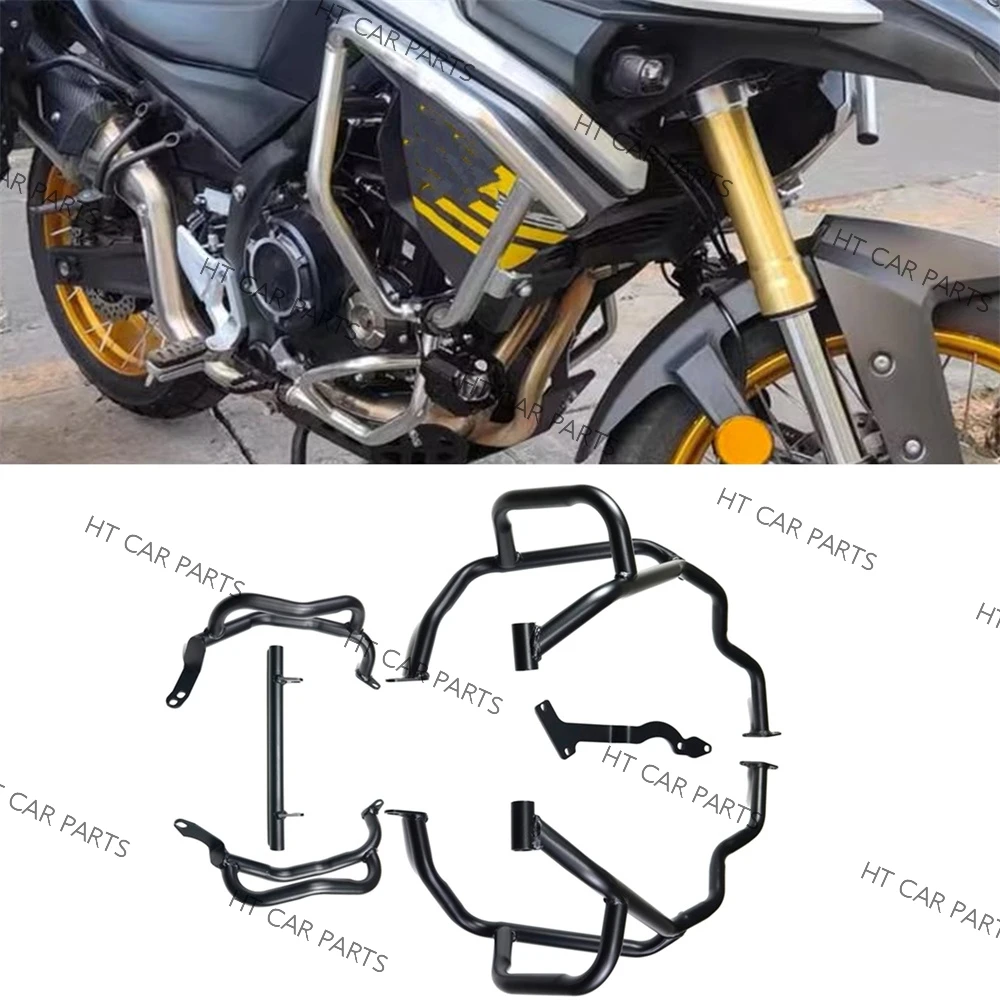 За VOGE DS525X DS 525X 525 DSX 525DSX 2023 Черен Мотоциклет Шоссейный Защитен Кожух на Двигателя Противоаварийная Планк Рамка Броня Обтекател Защитни Лайсни