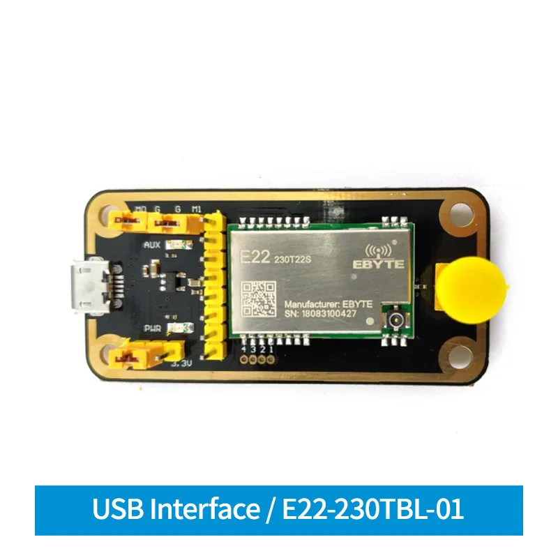 E22-230TBL-01 Тест такса USB-TTL с чип SX1262 22dBm 230 Mhz Модул за Безжични радиоприемник FEC Ин