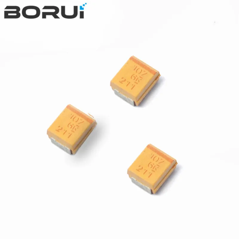 10шт B 3528 100 uf 6,3 107 СМД танталовый кондензатор