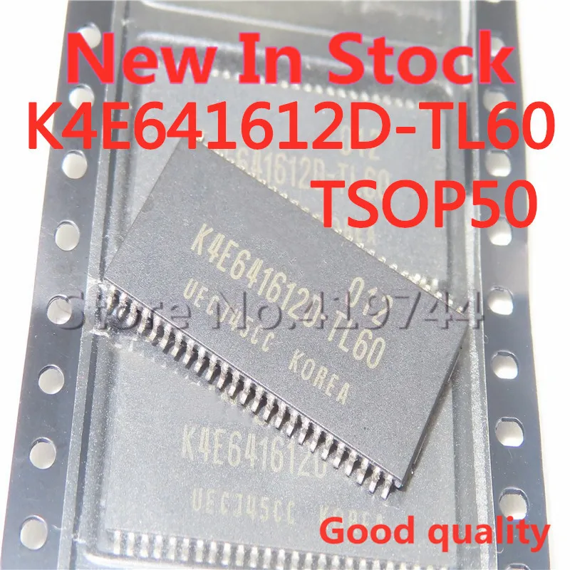 2 бр./ЛОТ K4E641612D-TL60 K4E641612D TSOP-50 интегрална схема на чип за IC В Наличност НОВА оригинална чип