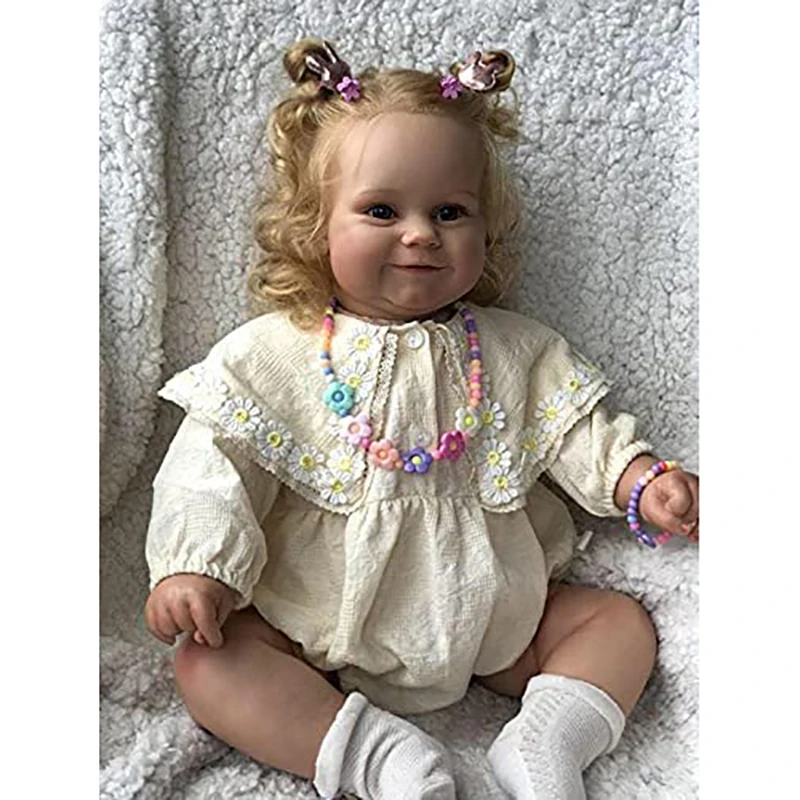 60 см Нов Възстановената кукла Мади с отросшими руса коса, Меки играчки за тяло за деца