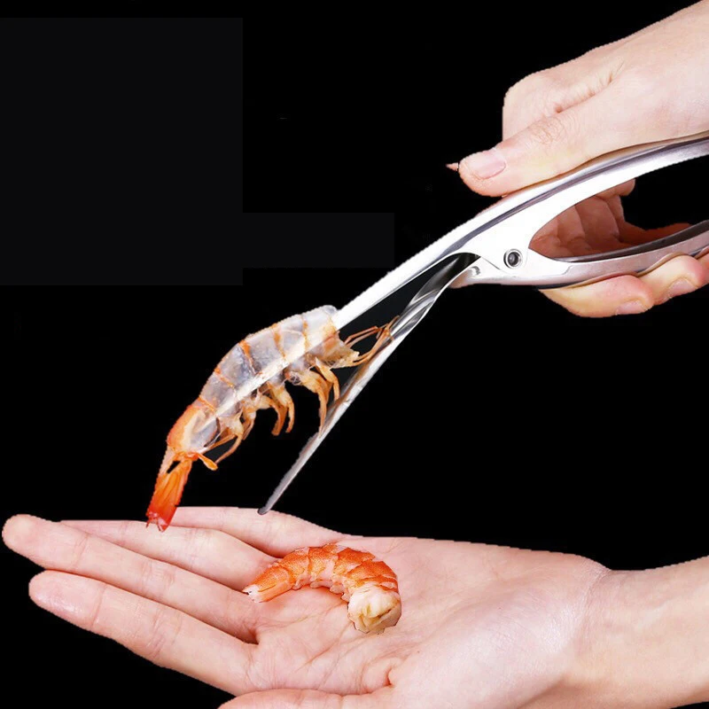 Кухненски Приспособления Нож за почистване на скариди Нож за почистване на скариди Риболовен нож Креативни кухненски принадлежности За отстраняване на кожата Скариди Чисти кухненски инструменти