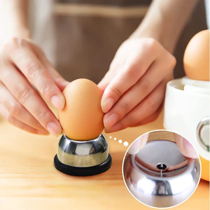 Устройство за пробиване на сварени яйца Сепаратор за пробиване на яйца от неръждаема стомана Endurance Хлебни Яйчен перфоратор за домашна кухня Инструмент за пробиване на яйца