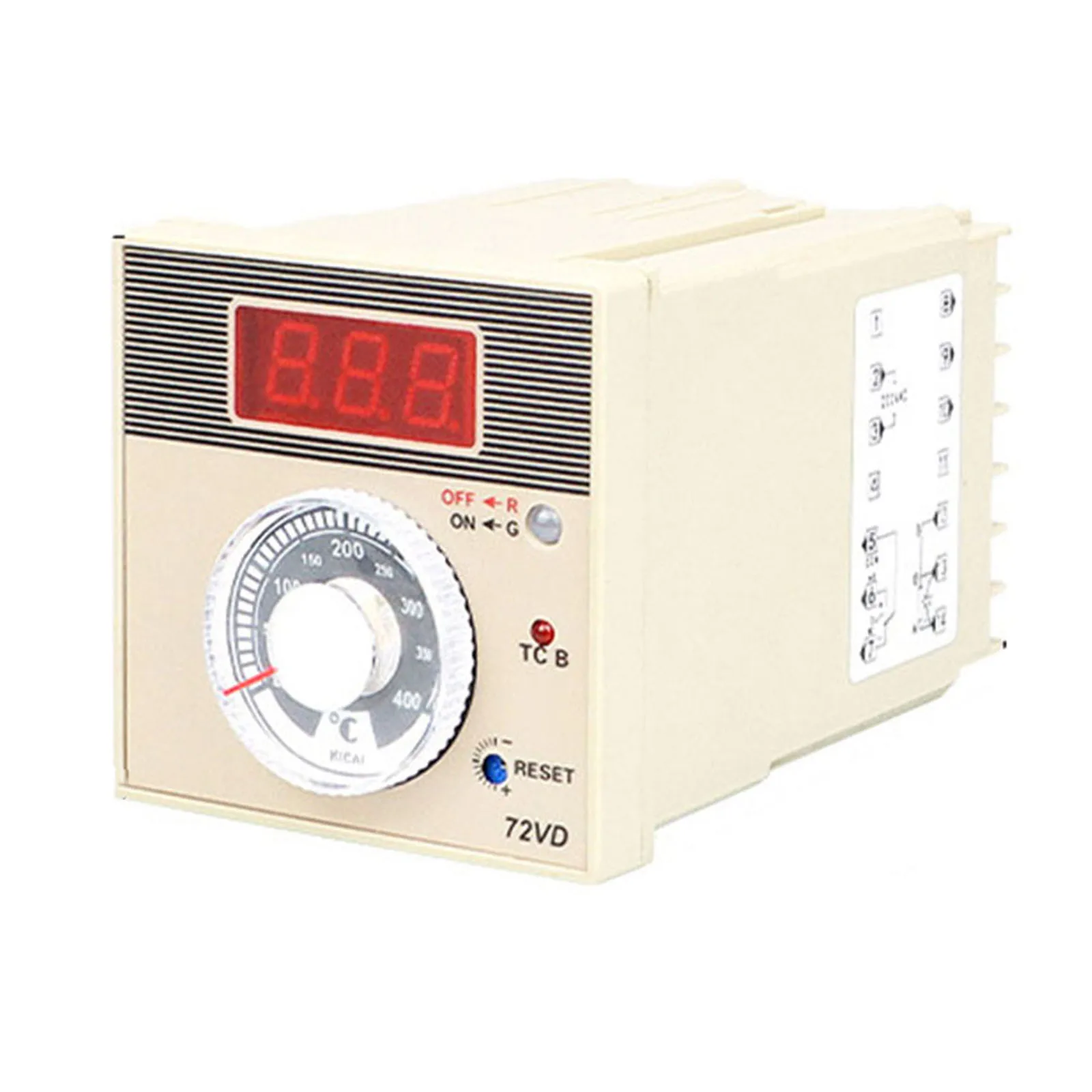 BEM-72VD Цифров Дисплей температурен Регулатор 220VAC 0 ~ 400 ℃ K Вида на Показалеца М Контрол на температурата