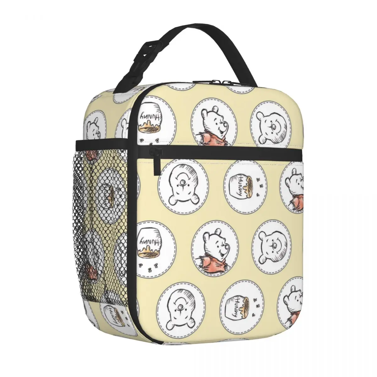 Чанта за обяд с изолация Disney Winnie The Пу, контейнер за хранене с голям капацитет, чанта-хладилник, обяд-бокс, училищната чанта на открито, мъже, жени