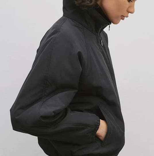 Класическа яке-бомбер, дамски водоустойчив горна дреха с дълъг ръкав, модно палто луксозна марка за есента-зимата.