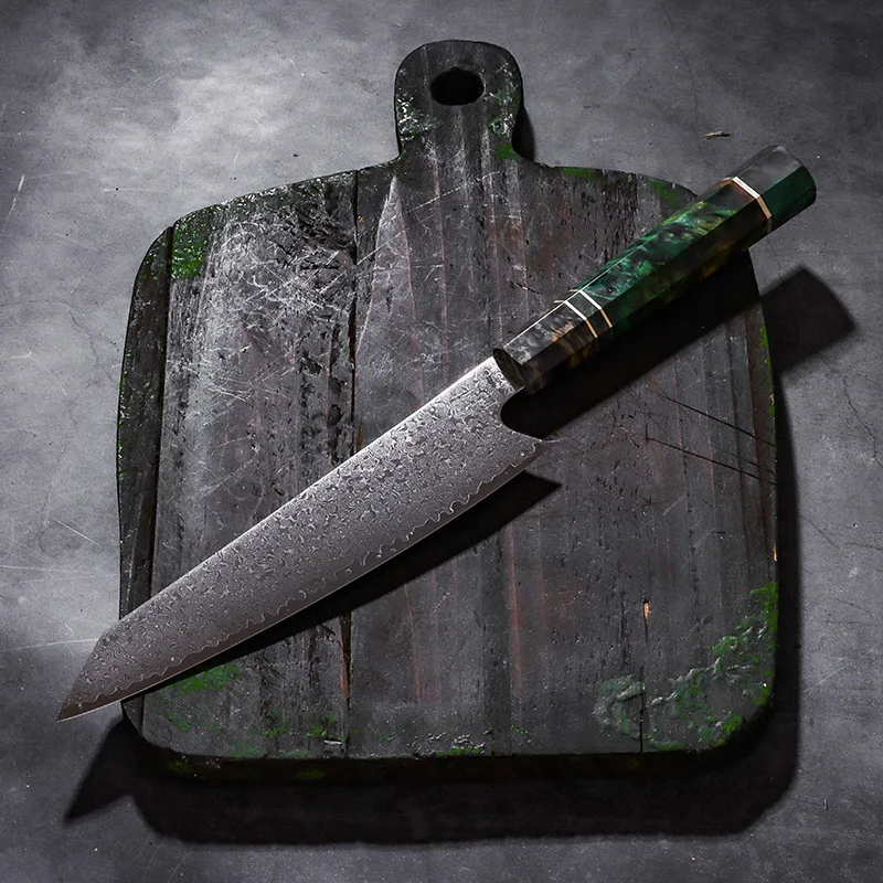 8-инчов нож Kiritsuke 67 слоеве дамасского острие от стомана VG10, остър нож за майстор-готвачи, кухненски нож за нарязване на Сашими и суши, произволни дръжка