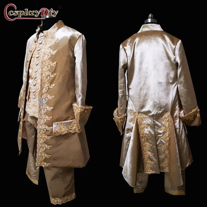 Cosplay за мъж от 18-ти век, мъжки костюм в стил рококо, фрак, Колониални cosplay, палто от 18-ти век, Кралския Придворен Сако от костюм