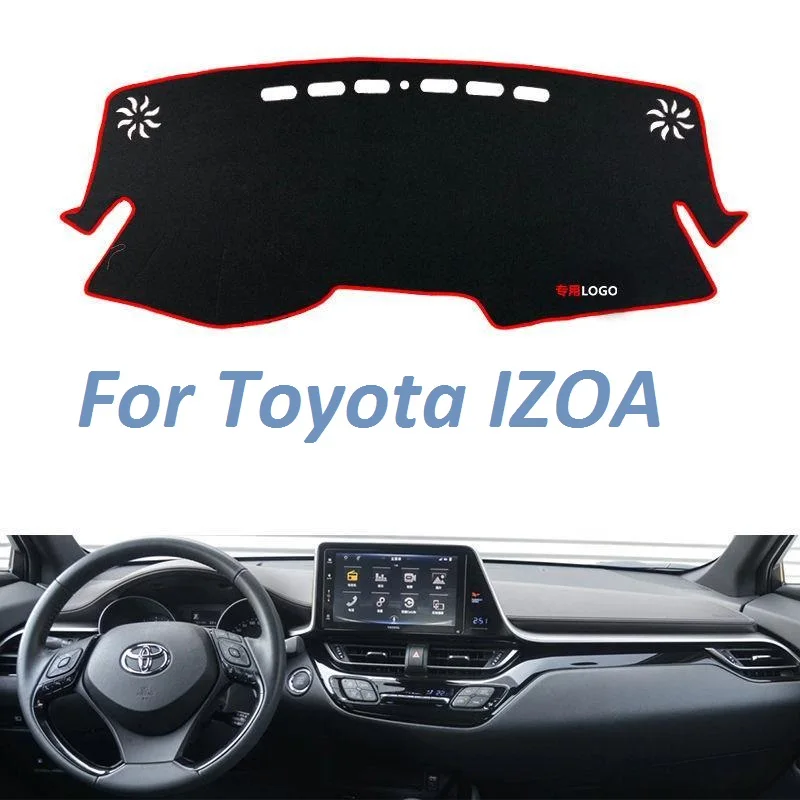 За Toyota IZOA с леви и десни волана Нескользящая покриване на арматурното табло Мат Инструмент Килим Автомобилни Аксесоари