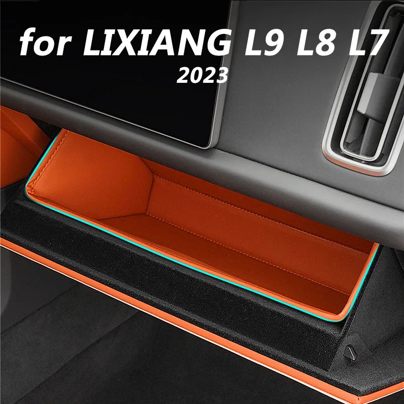 за LIXIANG L8 L9 L7 2023 Аксесоари за декорация на интериора на автомобила жабката кутия за съхранение на боклук на резервоара защитна кутия