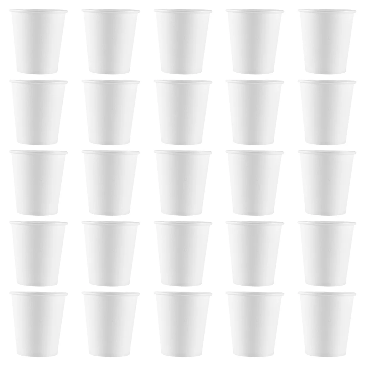 Бели картонени чаши, малки са за еднократна употреба за баня, Еспресо, диспенсер за изплакване на устата, чаши за Еднократна употреба, (100 опаковки) 3 грама