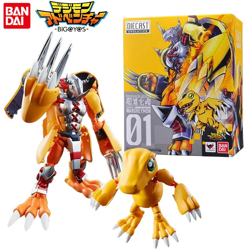 Бандай, истински аниме-фигурка Digimon Adventure, фигурка на Войната Греймона, играчки за момичета и момчета, подарък за Коледа, са подбрани модел
