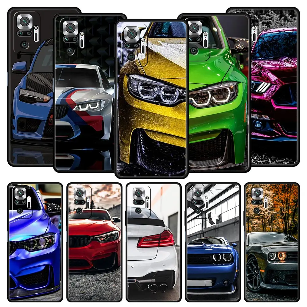 Спортен Автомобил Golf 7 За Xiaomi Redmi Note 12 5G Калъф За Телефон 10В 10 11 9 8 Pro Plus 9S 7 8T 9T 9A 8A 9C K50, K40 Игри Силиконов Калъф