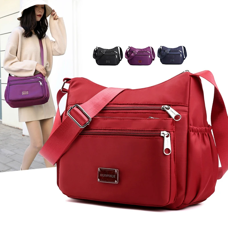 дамски чанти Есен-зима, новата модерна ежедневна чанта през рамо за майките на средна и в напреднала възраст, матерчатая чанта с голям капацитет