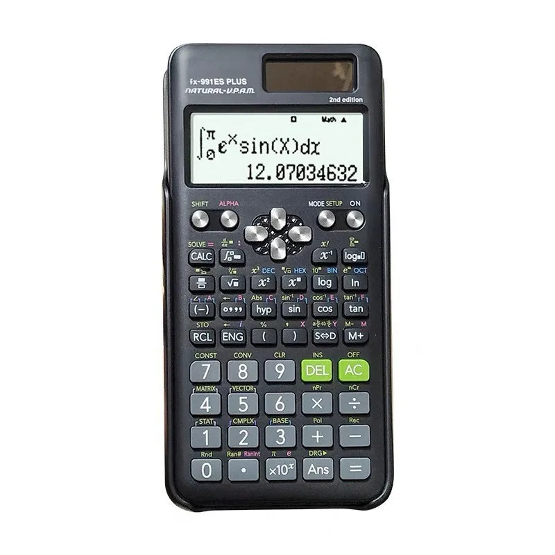 991es Нов мултифункционален електронен алгоритъм за решаване на уравнения, функционален калкулатор за изпити на ученици средните и висши училища