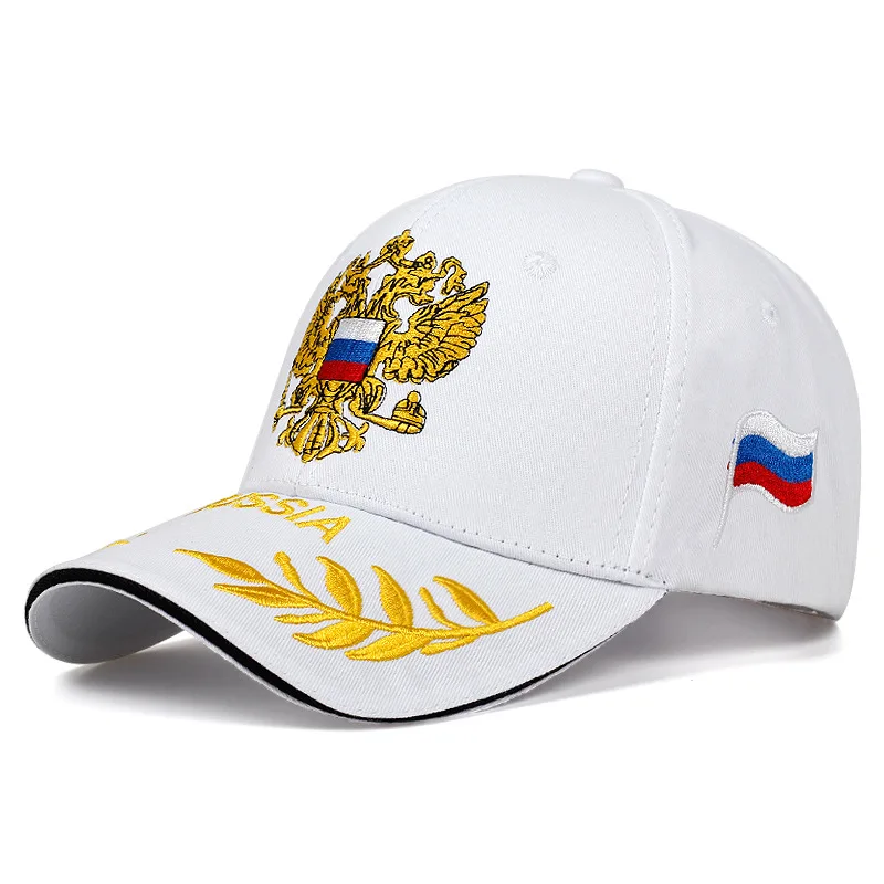 Готина бейзболна шапка на стопанските субекти Proud за мъже и жени, Персонални Регулируема бейзболна шапка Унисекс с руски флаг, шапка на татко е в стил хип-хоп