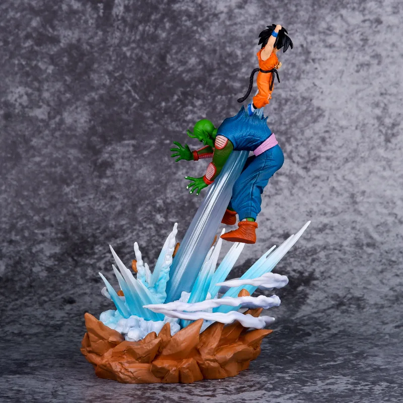 21 см Аниме Dragon Ball son Goku срещу Фигурки Пиколо PVC Фигурки GK Статуя Колекция Моделиране на играчки за Коледни Подаръци за Деца