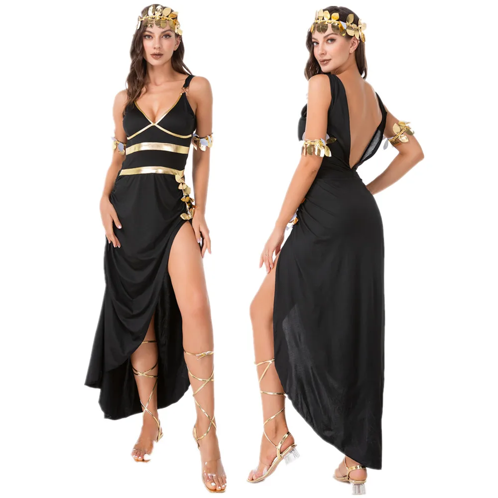 Секси костюм на египетската царица Клеопатра За възрастни Жени, Cosplay на Хелоуин, Маскарадное облечи Гръцката Богиня