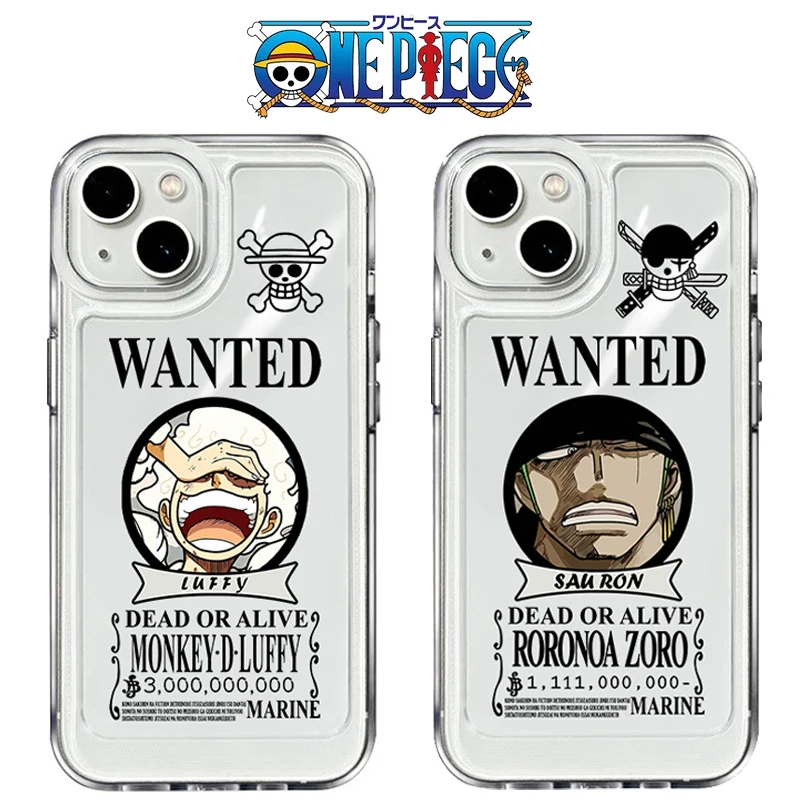 One Piece Levski Luffy Gear 5 Niki Прозрачен Калъф за iPhone 14 13 12 11 Pro Max X XR Xs Max Броня Прозрачен Защитен Калъф За вашия Телефон