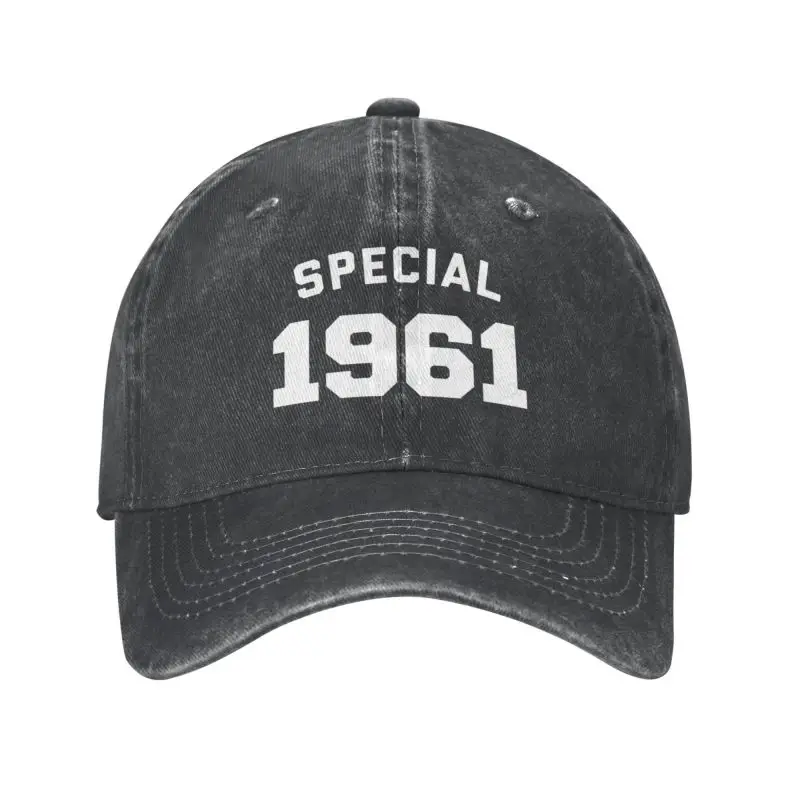 Модни памук, Забавни подаръци за рожден Ден Специално бейзболна шапка от 1961 г. за жени и мъже, регулируем шапка за баща на открито
