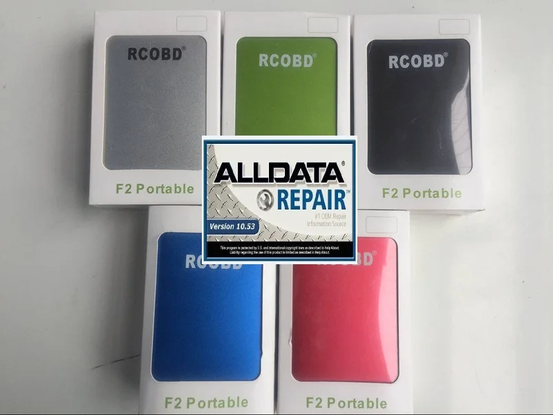 Нов софтуер за автомобилни резервни части Alldata 10.53 v All Data твърд диск с капацитет 750 Gb софтуер за тестване на автомобила OBD2