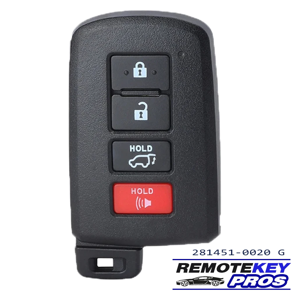 DIYKEY 281451-0020 G, HYQ14FBA Умно Дистанционно Ключ 312/314.3 Mhz/433 Mhz Ключодържател за Toyota RAV4 Corolla PRIUS C 2012-2020