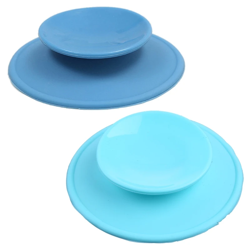 Силиконови кърпички за деца за хранене или в движение, сини влакчета за обеди, за многократна употреба нескользящие подложки за масата