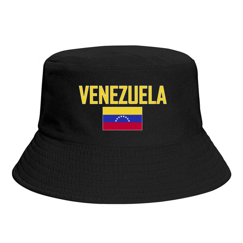 Широкополые шапки с флага на Венецуела, готини фенове с принтом, козирка, прости класически улични летни рибарски шапки, риболовна шапка