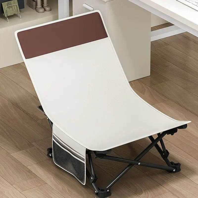 Сгъваем стол за почивка от плат Оксфорд Съвременната простота Домакински Преносим Мини Офис Сиеста Сгъваеми Плажни столове, Градинска мебел
