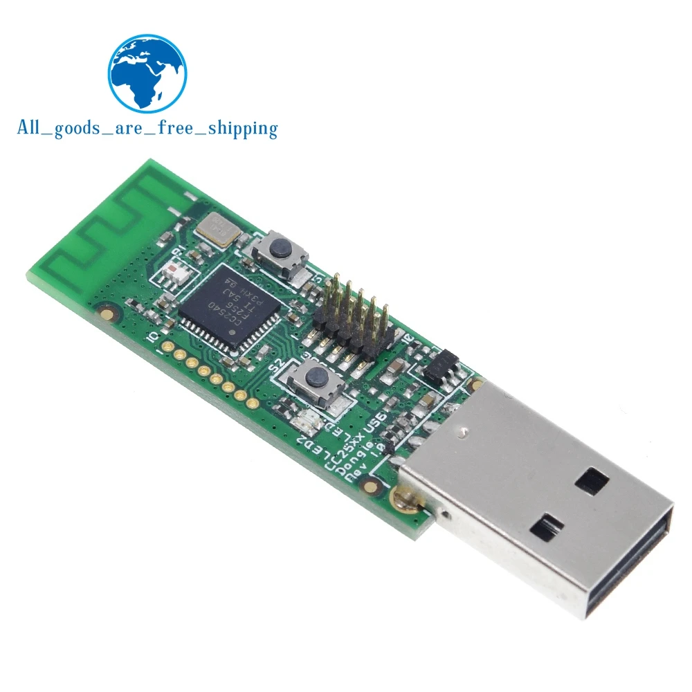 Пристанища безжичен входно-изходни CC2540 Bluetooth 4.0 МОЖНО USB Адаптер За анализ на протокол BTool Такса Анализатор на пакети Debug Пин Модул 1 Mbps