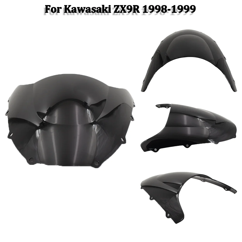 За Kawasaki ZX-9R ZX9R 1998-1999 ZX-9R Предното Стъкло, Защита От Вятър Double Bubble Ветроотражатель Аксесоари За мотоциклети
