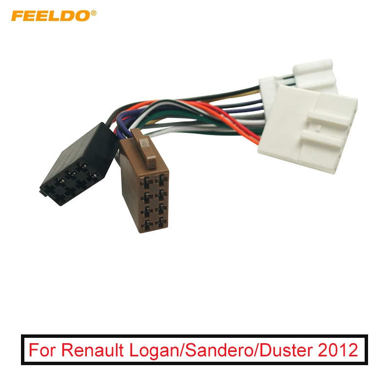 Теглене на кабели, Автомобилни CD-радио Оригиналния Кабел на Главата Устройства За Renault Logan/Sandero/Duster за Преобразуване на Стерео ISO Plug Тел Adapte