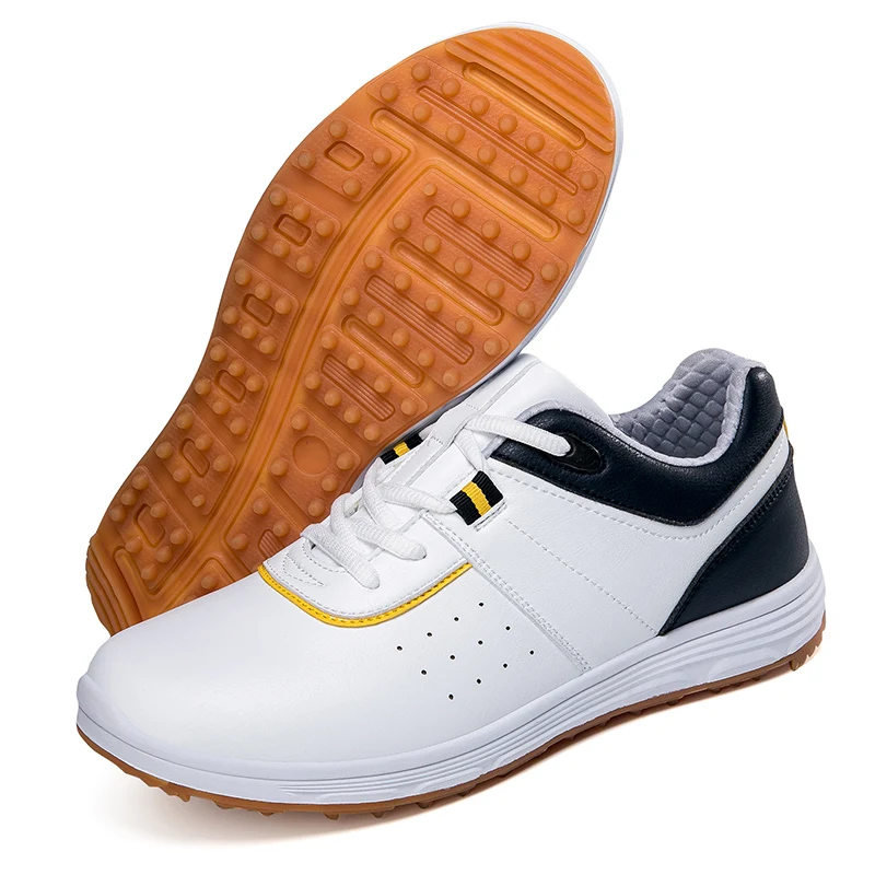 Професионални обувки за голф Мъжки Водоустойчива и устойчива на плъзгане, Спортни обувки За Голф, Обувки За голф, Спортни обувки на трева на открито