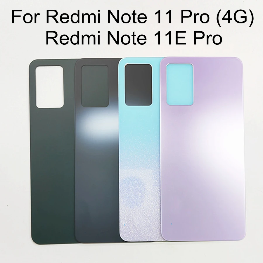 За Xiaomi Redmi Note 11E Pro Задната част на кутията на батерията делото Redmi 11 Pro 4G Подмяна на отвора на корпуса