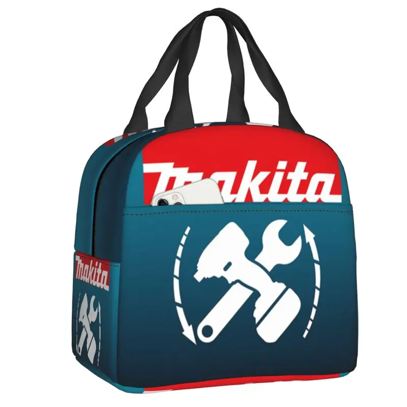 Дамски Термоизолированная чанта за обяд Makitas, за многократна употреба контейнер за обяд за пикник на открито, кутия за Bento с храна